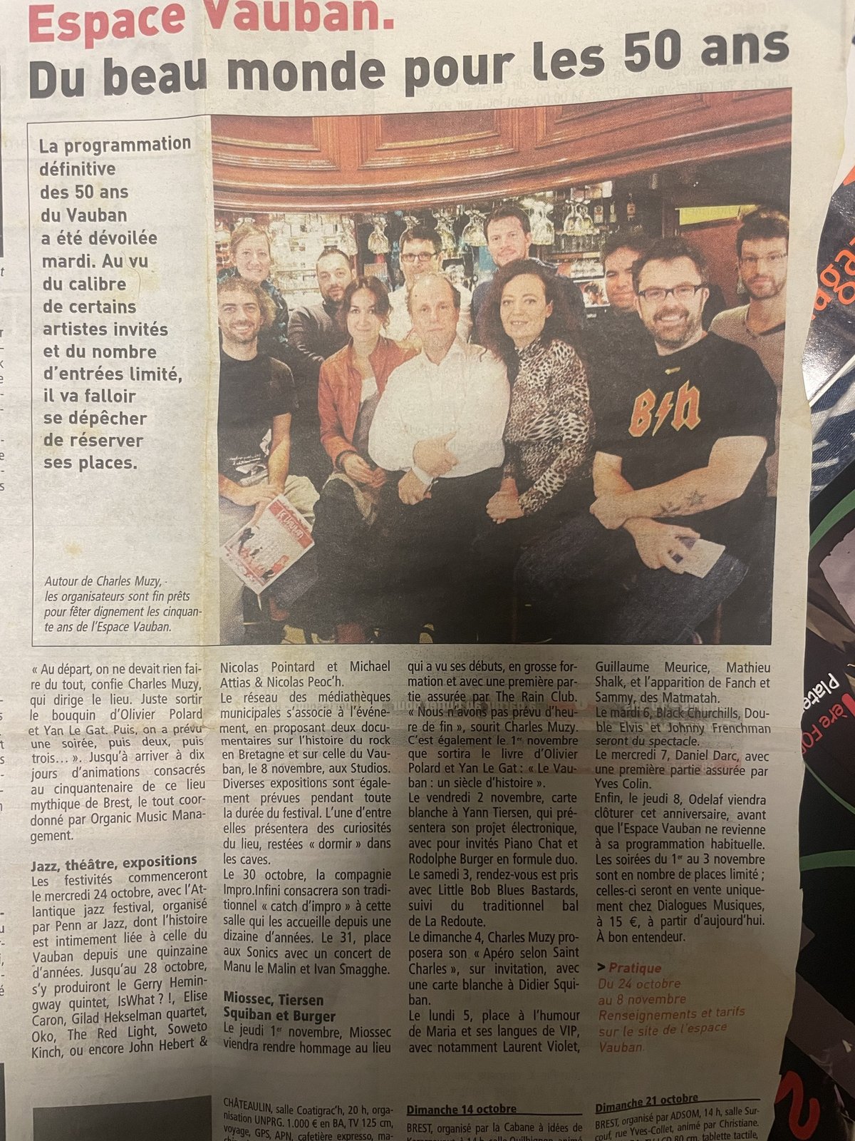 Maria et ses Langues de VIP au Vauban — Le Télégramme